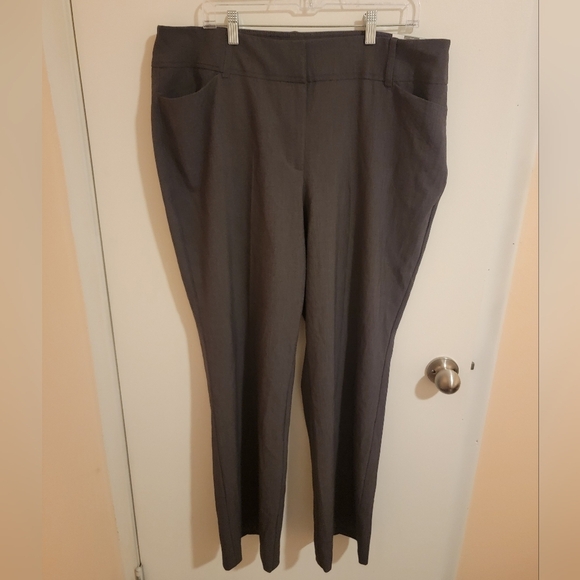Time and Tru Trouser Pants Womens18 38x30 Bootcut NWT Minimalist Office Preppy - Picture 1 of 5